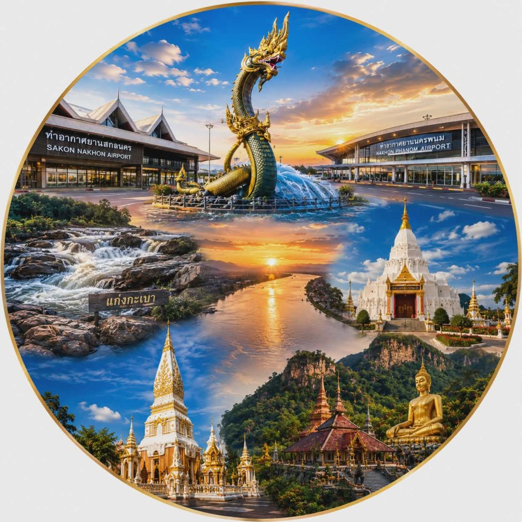 รถตู้เช่าสนามบินนครพนม